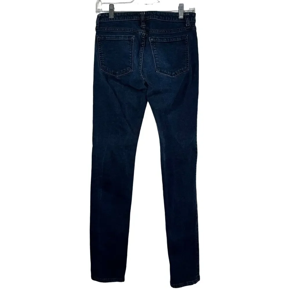 Banana Republic Blue Low Rise Skinny Denim Jeans 26